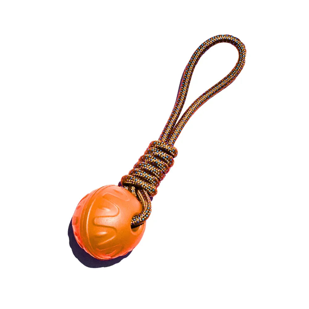 Pelotas de goma con cuerda