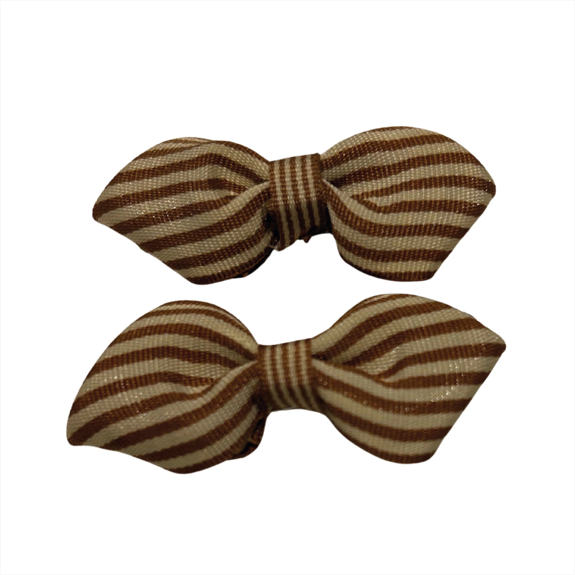Moños Elegantes para Mascotas. Estilo y Encanto café con rayas.