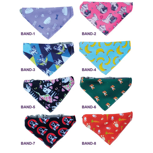 Bandanas Con Collar Para Mascotas