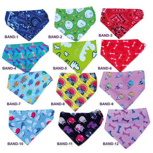Bandanas Con Collar Para Mascotas