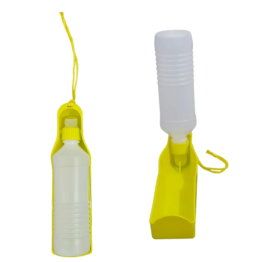 Botella Portátil Con Bebedero Plegable