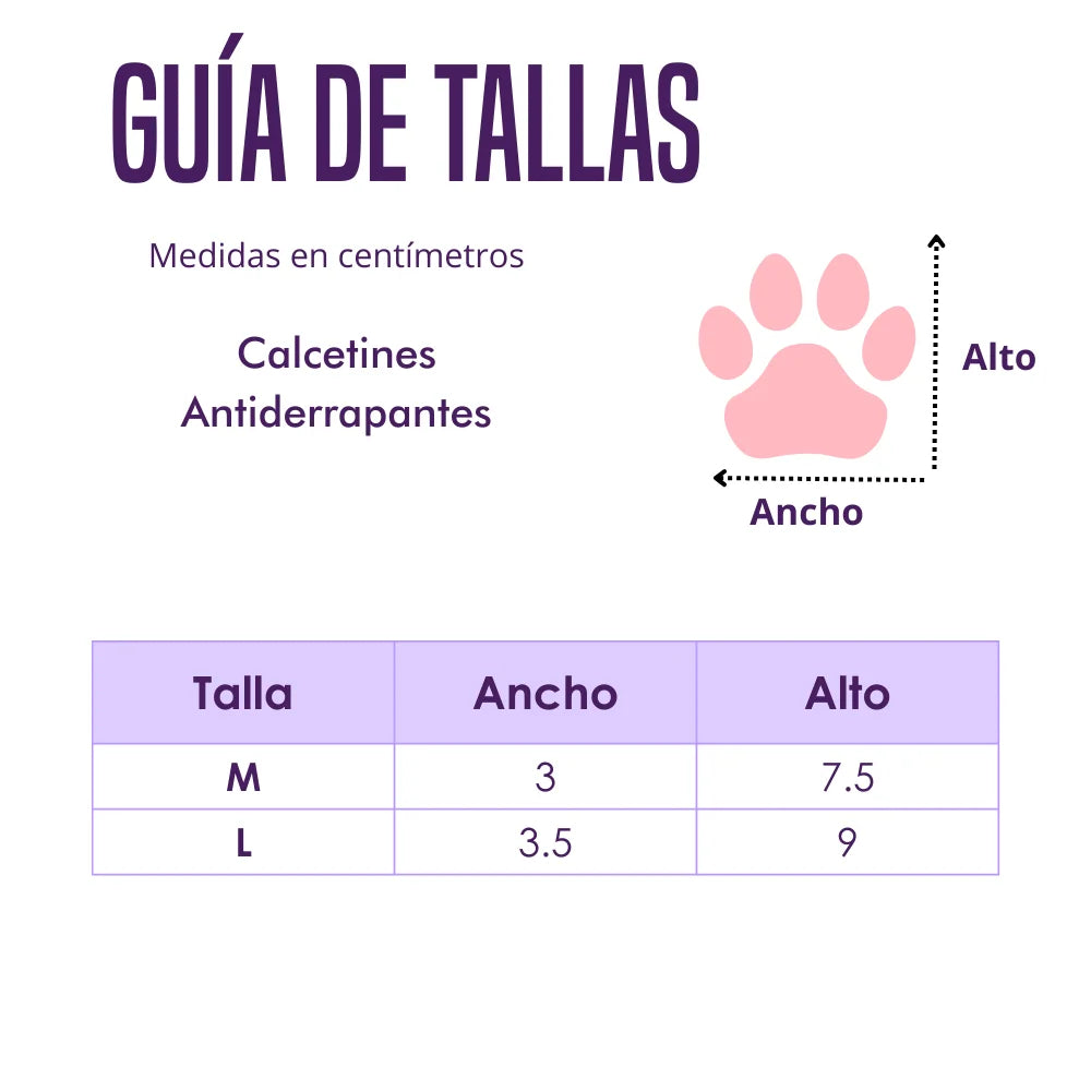 Calcetines Antiderrapantes para perro y gato