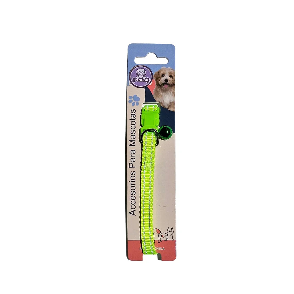 Collar Fluorescente Con Cascabel