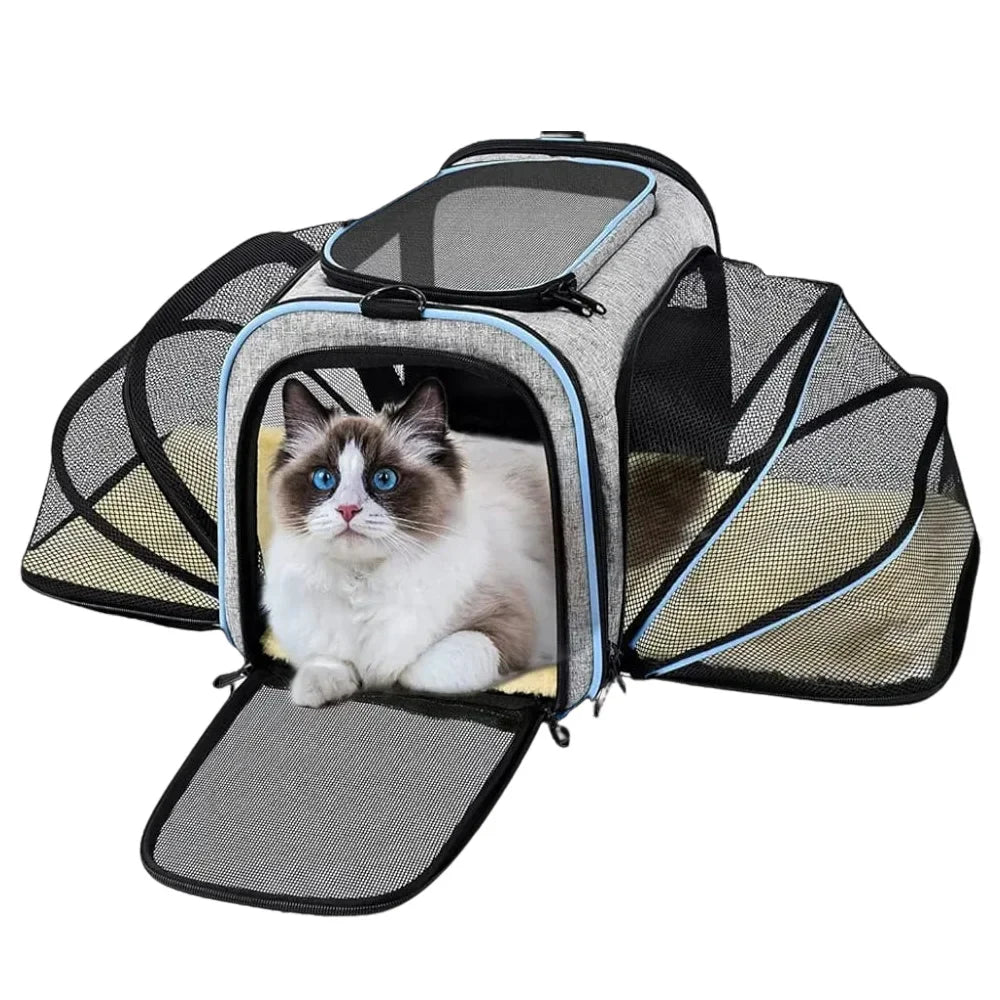 Mochila Transportadora Expandible Para Mascotas