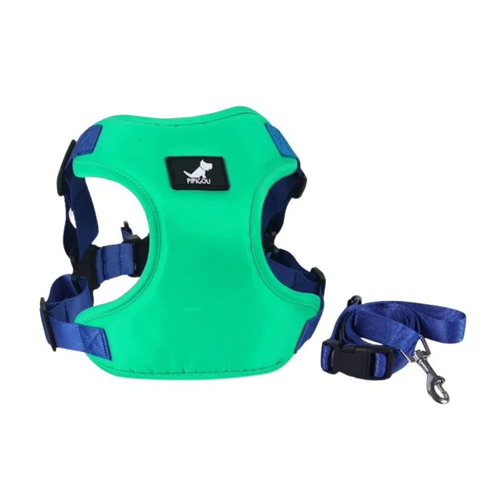Pechera PIPIGOU color verde con azul