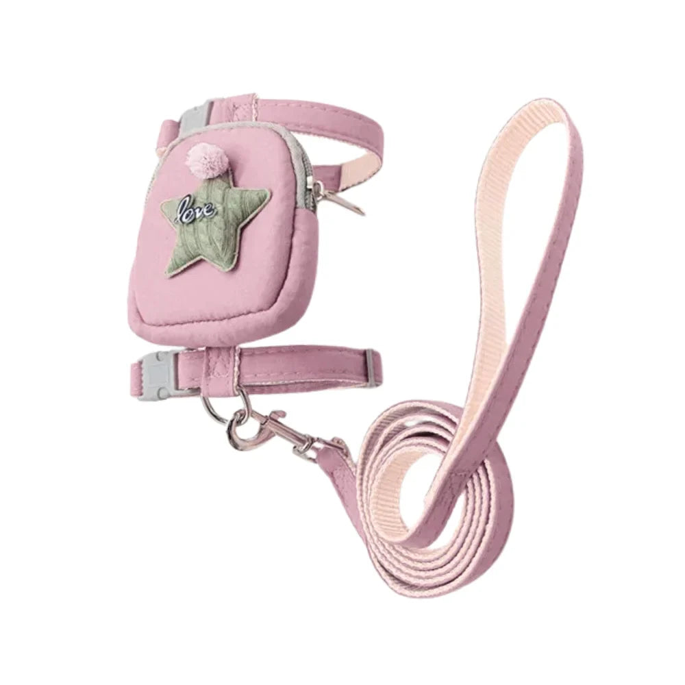 Pechera y correa con mochila LOVE
