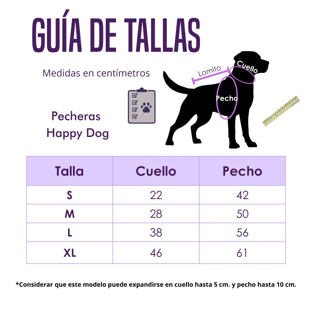 Pechera antitirones para perro Happy Dog