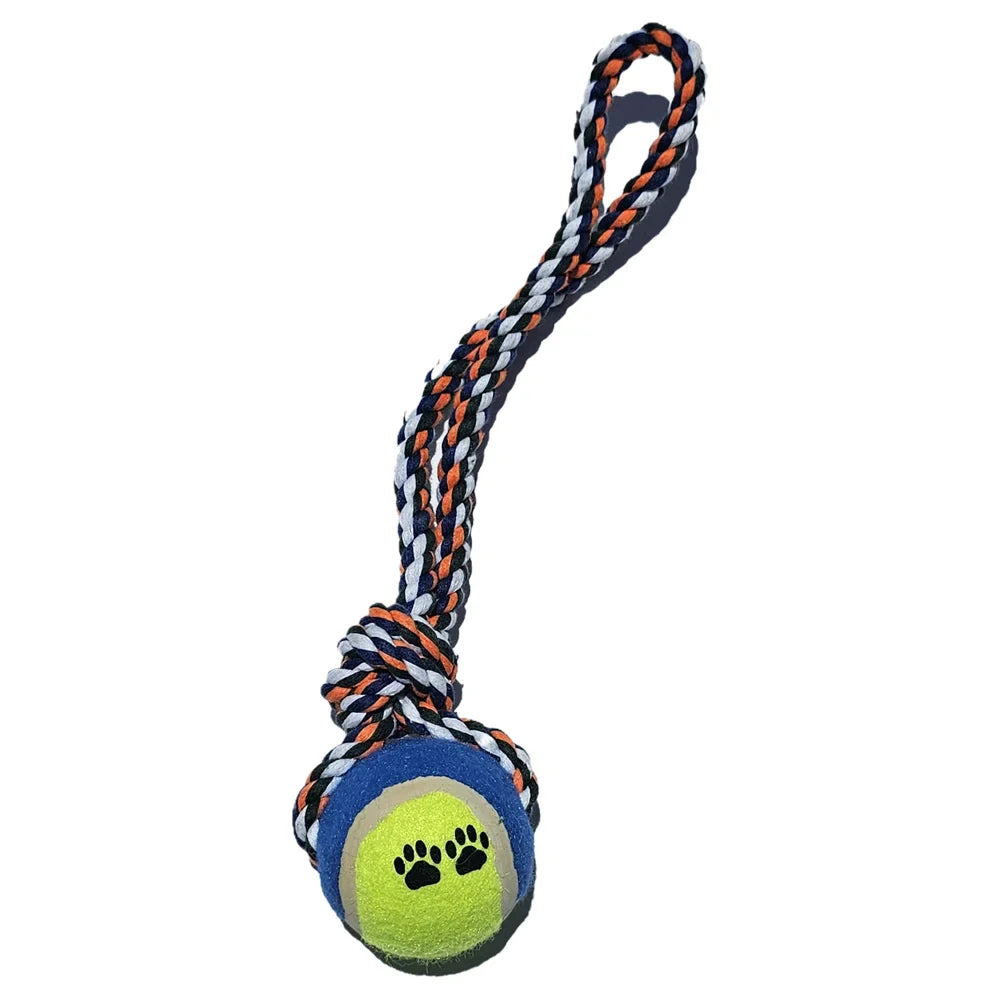Pelota de tenis con correa