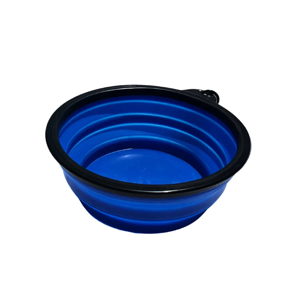 Plato de viaje plegable chico para perro