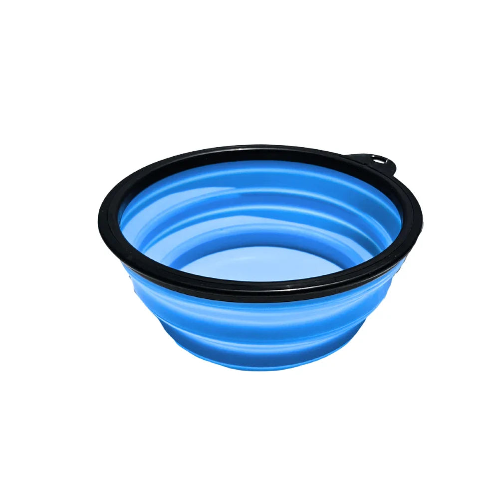Plato de viaje plegable chico para perro
