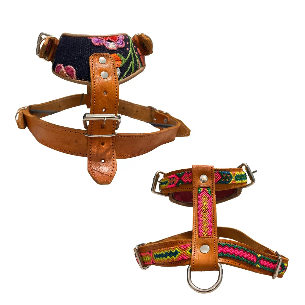 Pechera artesanal hecha a mano Chiapas Talla XL amarillo