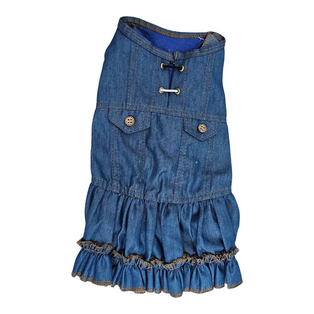 Vestido casual de Mezclilla